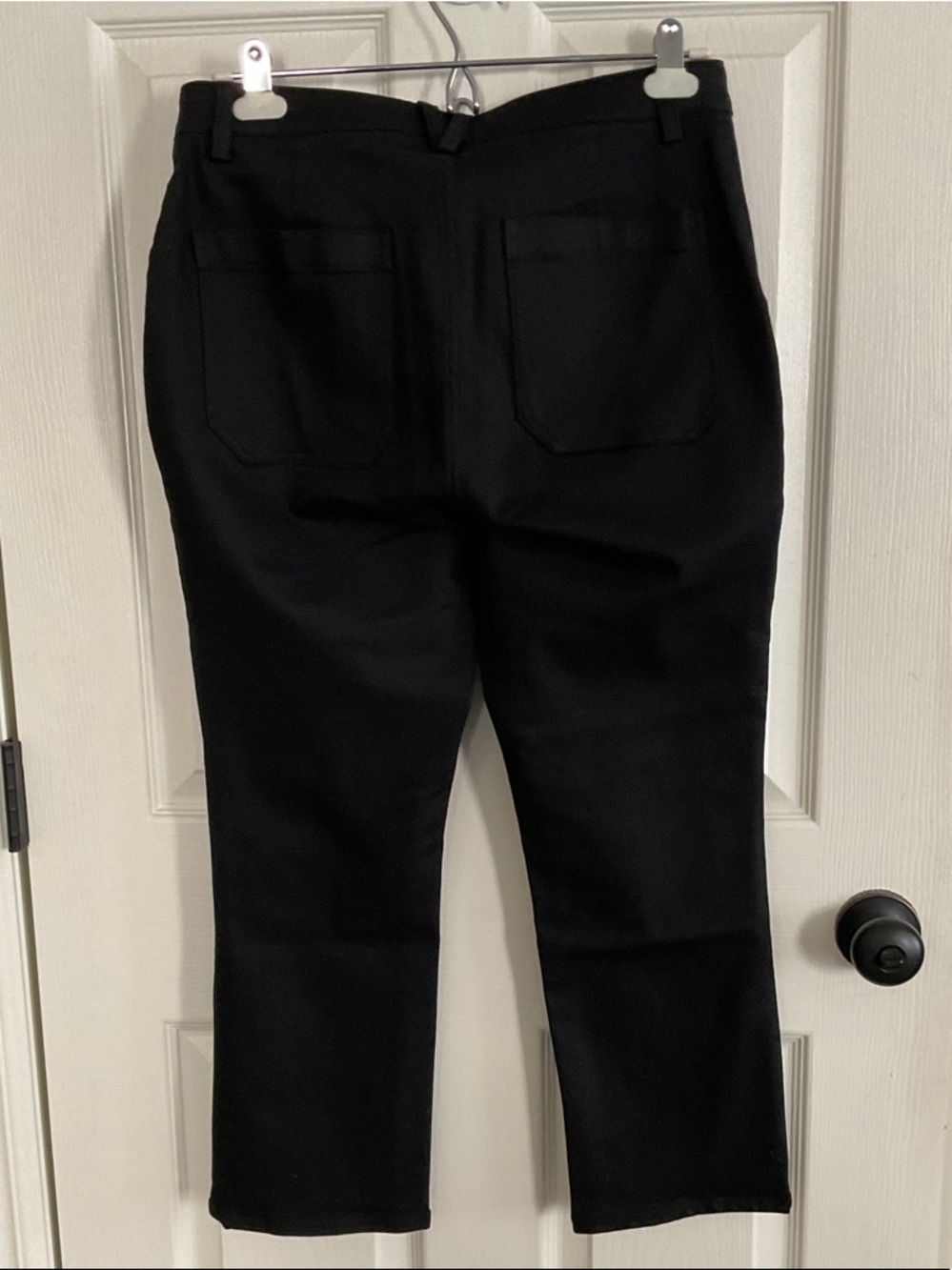 Duluth Trading Co Black Cropped Straight-Leg Work Pants - Picture 3 of 3